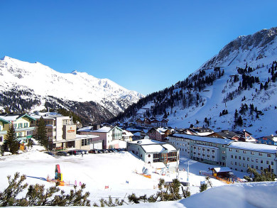 Blick vom Haus Schmeisser in Obertauern, Ferienwohnungen in Obertauern